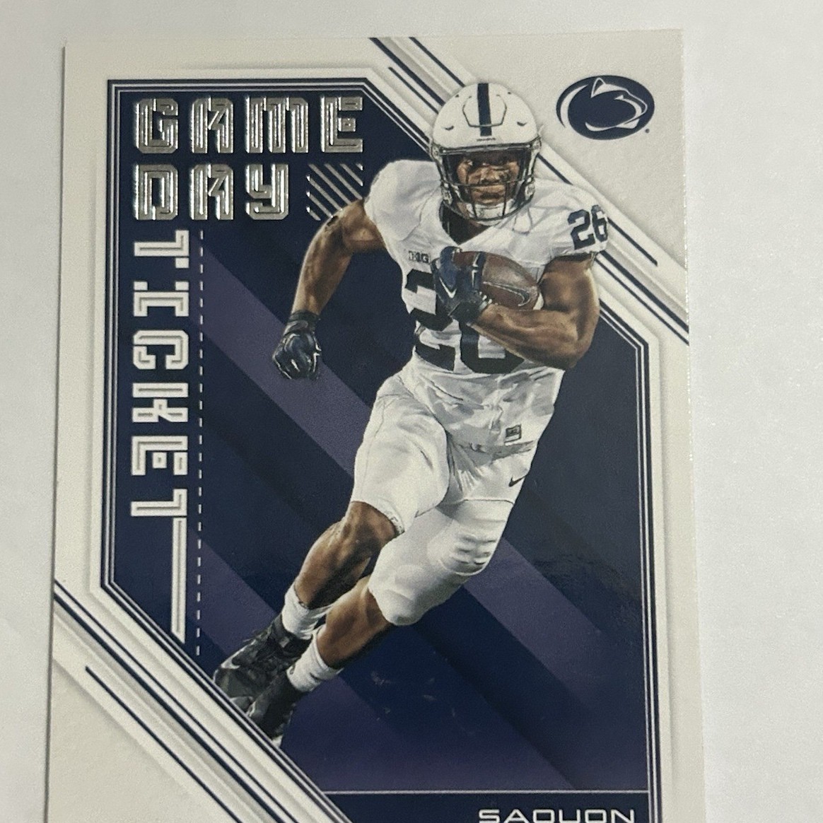 Panini Contenders Draft Picks 2018 Saquon Barkley Penn State Game Day Ticket #5