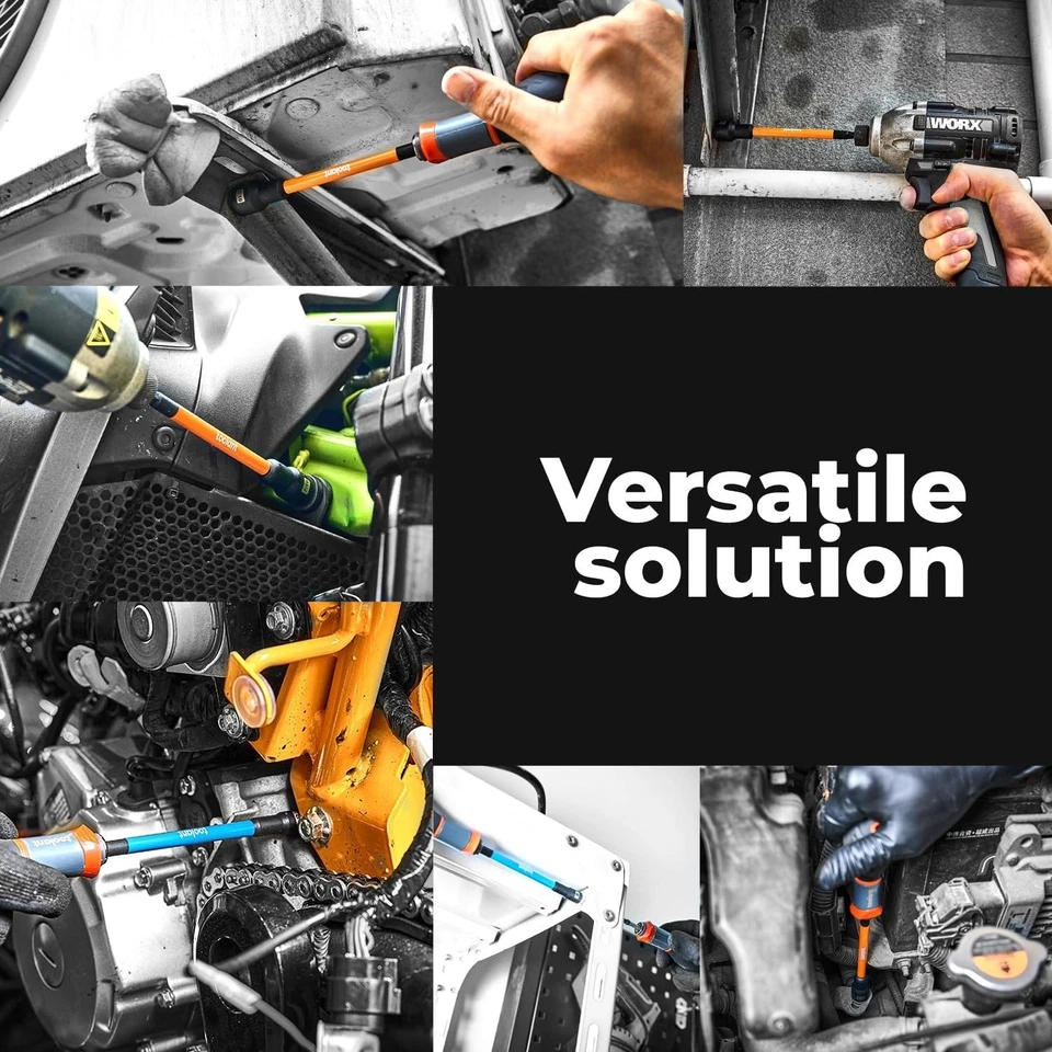 toolant 21pcs Extra Long Nut Driver Bit Set, SAE/Metric Magnetic Nut Driver Set - Image 2 of 4