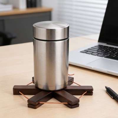 Wooden Hexagonal Trivet Heat Resist Coaster For Dining Table BAK