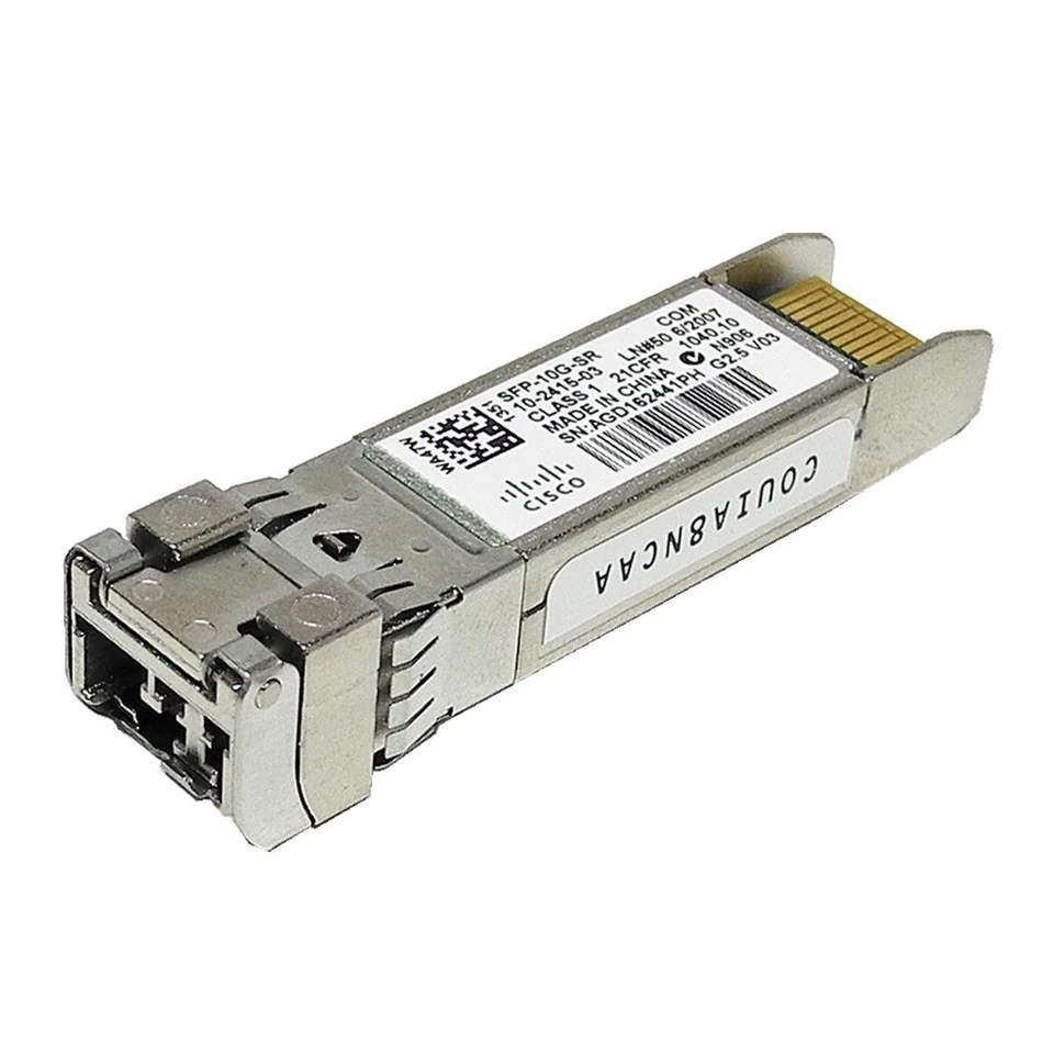 Cisco SFP-10G-SR 10-2415-03 COUIA8NCAA 10G SFP+ 850nm 300m LC Duplex Transceiver