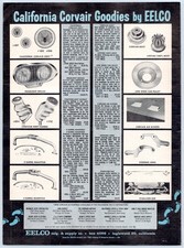 Eelco California Corvair Goodies Speed Parts Inglewood Ca 1963 Print Ad Eelco California Corvair Goodies Speed Parts Inglewood Ca 1963 Print Ad