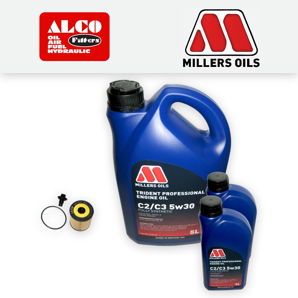 SERVICE KIT for PEUGEOT BOXER 2.2 HDI OIL FILTER +C2/C3 OIL (2006-2013)