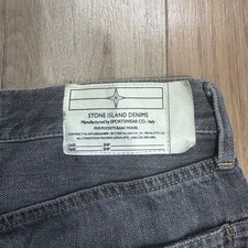 Stone Island Men Pants Vintage 90S-00S Denims Black Denim W31 VHTF Designer Coll