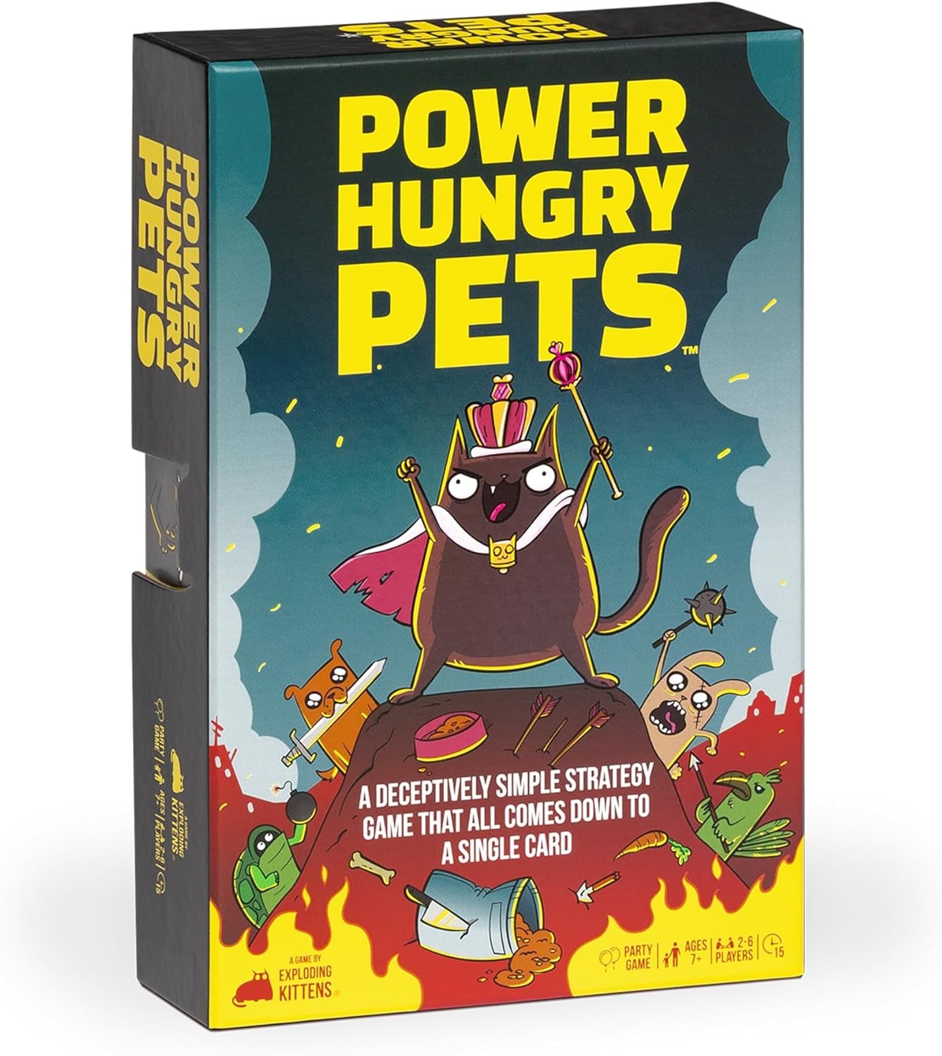 Exploding Kittens: Power Hungry Pets - Board Game