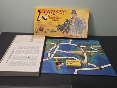 1981 RAIDERS of the LOST ARK Board Game by KENNER, Complete, Nice.