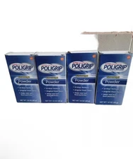Super PoliGrip POWDER 12hr hold 1.6oz ( pack 4)  Exp:05/2026
