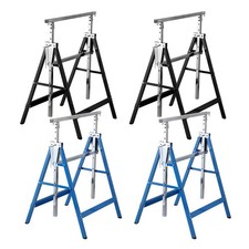 Gerüstbock 2x/4x Metallbock Höhenverstellbar Stahl mit Abrutschsicherung