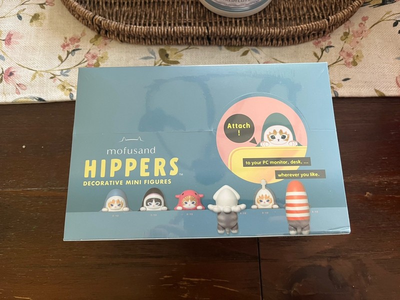 mofusand Hippers Mini Decorative Cat Figures Boxed, Original Unopened Plastic