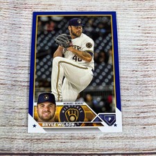 2023 Topps Series 2 - Bryse Wilson #383 Royal Blue Brewers