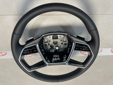AUDI A8 LENKRAD MULTIFUNKTIONAL LEDER  PADDELS KAPAZITIVE 4KE419091C ORIG.NEU !