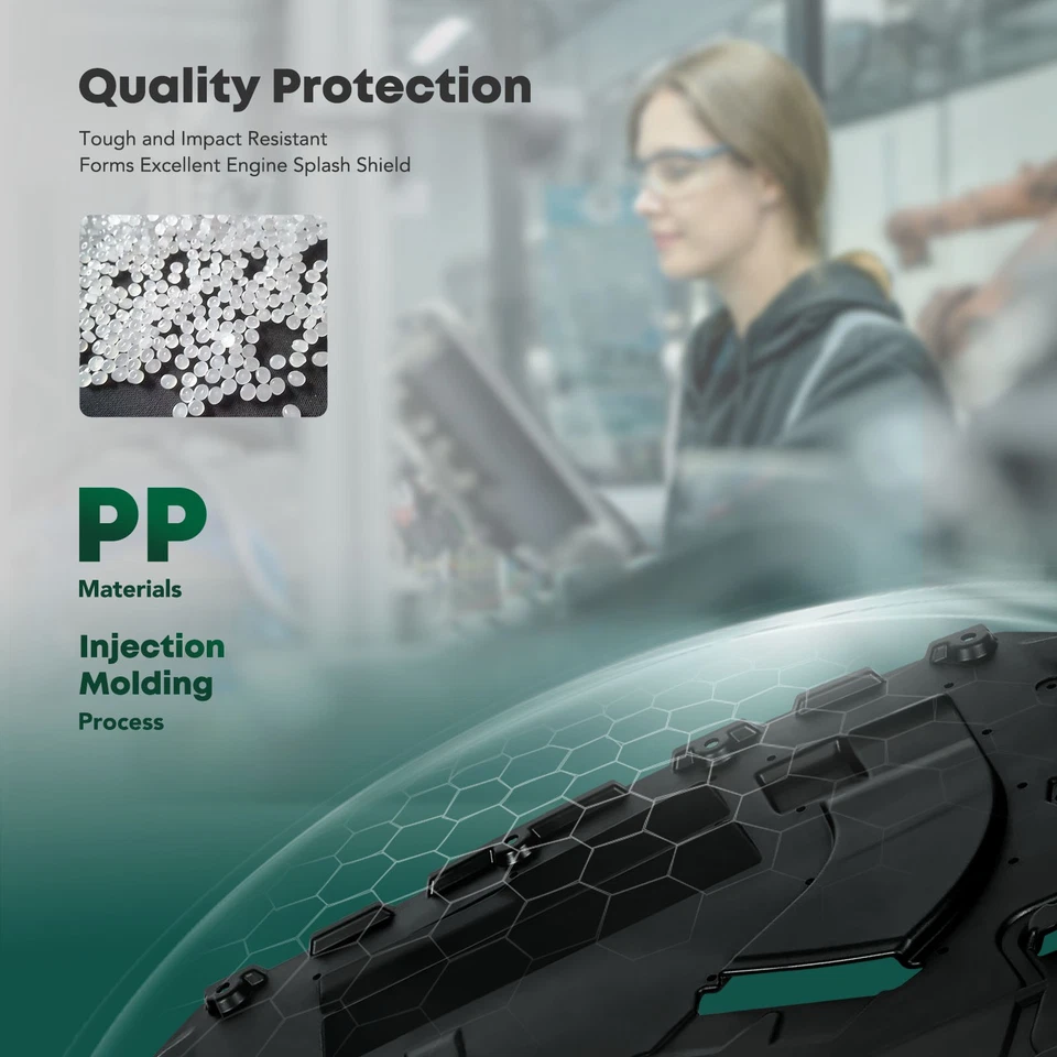 Nuevo protector contra salpicaduras trasero inferior del motor para Audi A4 09-16 Q5 A4 Quattro A4 allroad Foto 3 de 4