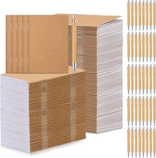 100 Sets Mini Pocket Notebook with Pens Bulk Back to School Gifts Small Notepad