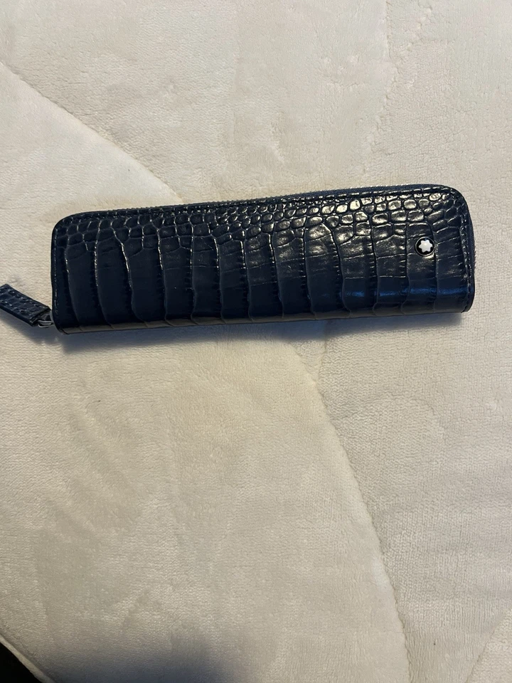 Montblanc MeisterstückSelection 1 bolsa de cuero índigo 112984 Foto 2 de 4