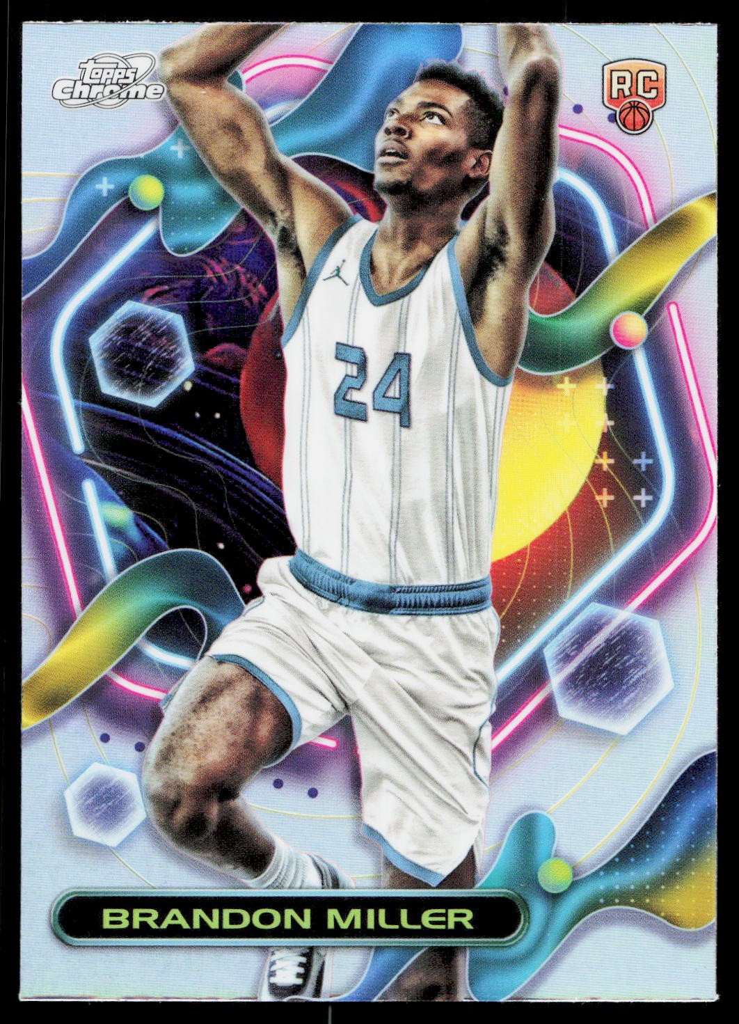 2023-24 Topps Chrome Cosmic #152 Brandon Miller Refractors
