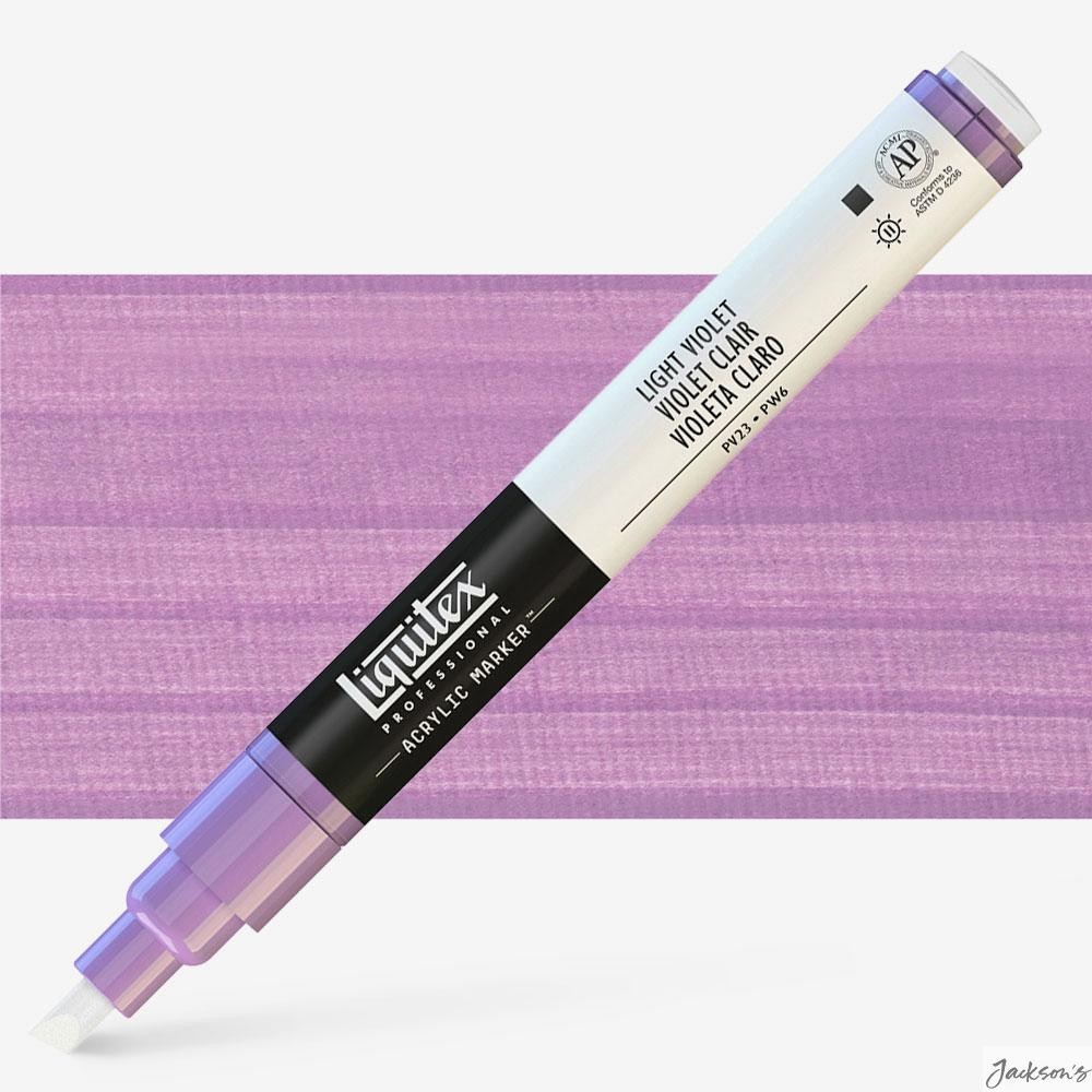 Liquitex Professional Marker Acrylic Paint 2-4mm Chisel Nib Light Violet