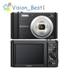 Sony Cyber-shot DSC-W800 Digital Camera 20.1MP 5x Optical Zoom AF Lock Black