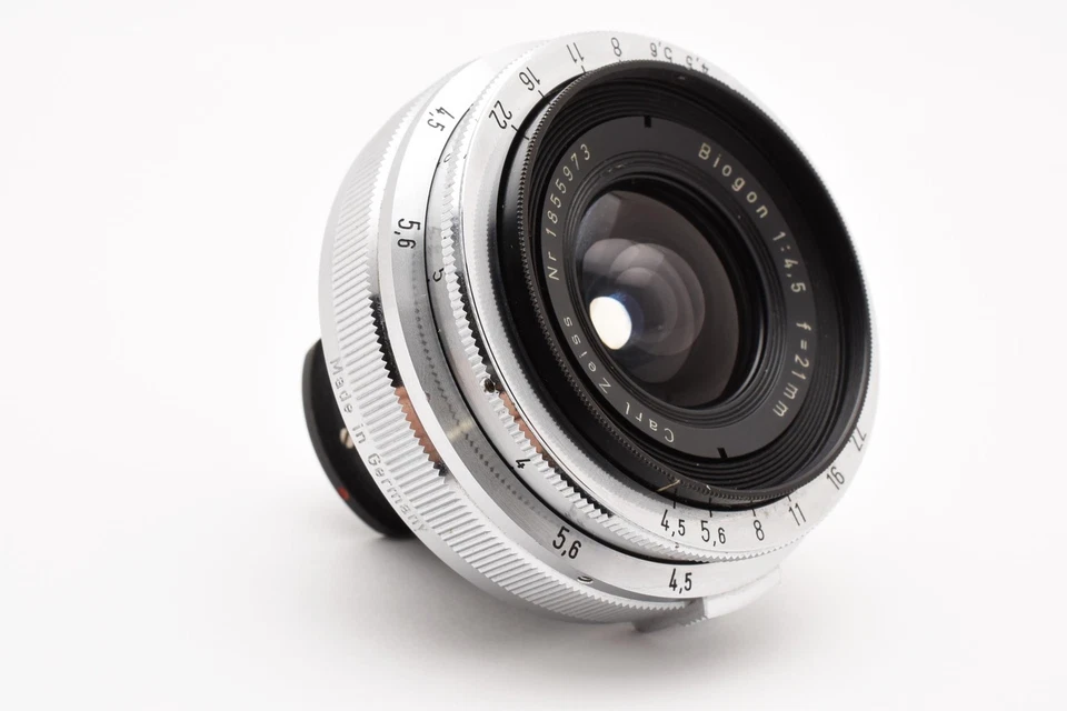 DDU[Exc+5] Carl Zeiss Biogon 21 mm f/4.5 Lens For Contax Rangefinder JAPAN - Image 4 of 4