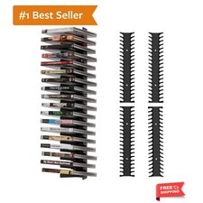 Effortless Media Organization: 4 Black Metal Shelves for PS, Xbox, Switch Games