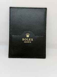 Authentic ROLEX - Vintage Leather Card/Document Holder 1999 - 2000. Wallet!