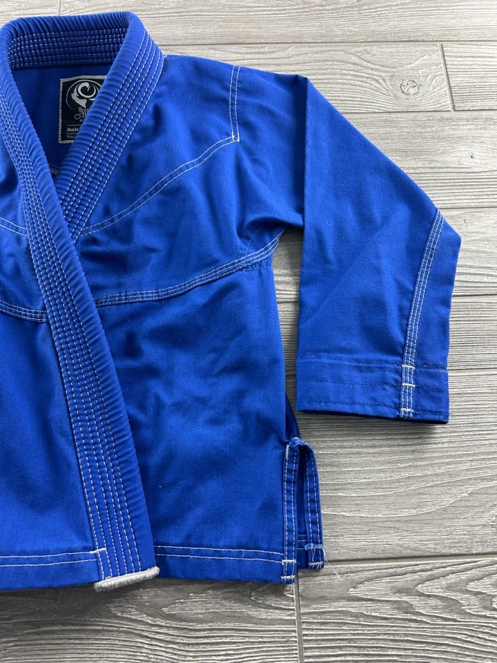 Chaqueta Kimono Juvenil Prodigy Origin Talla 7/8 Azul Foto 2 de 4