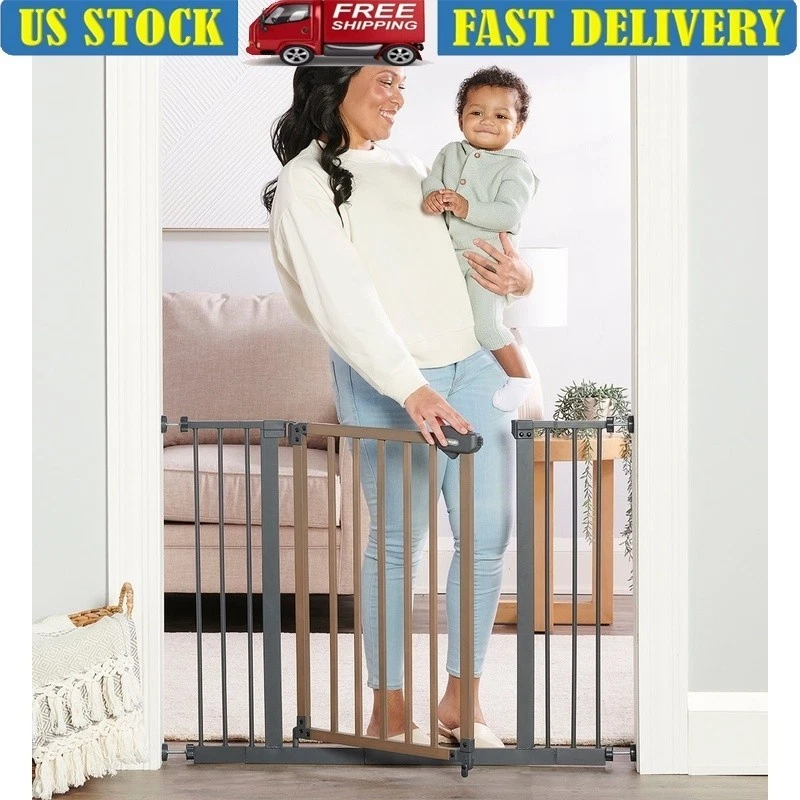 Adjustable Multi-Style Safety Gate Walk-Through Durable Toddlers & Pets New