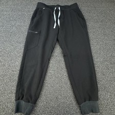 FIGS Zamora Jogger Pants Mens Medium Black Technical Collection Scrub Workwear