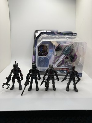 Star Wars Lot Of 5 Micro Galaxy Mace Windu s Interceptor SHIP ONLY & Bad Batch
