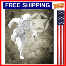 1/35 Scale Die-Cast Resin Figure Model Kit WWII US Medical Soldier Unassemble...