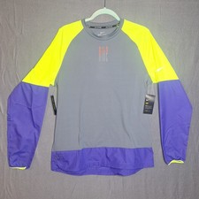 Nike Dry Men  s Element Long Sleeve Running Top AJ7617 490 Size Medium Multicolor
