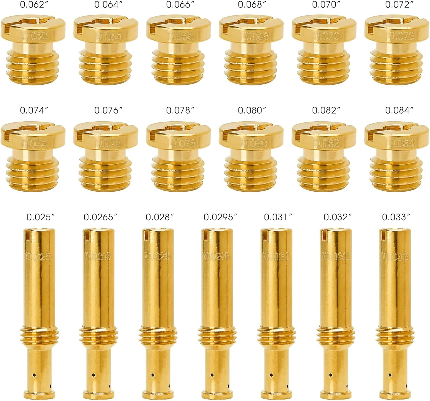 19 Pieces Jet Assortment Kit Carburetor Replacement Parts for S&S Cycle... 