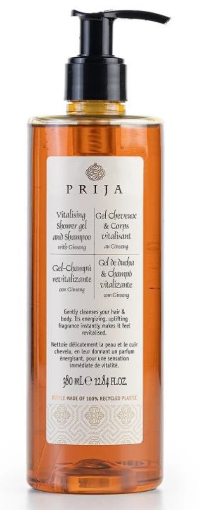 PRIJA SHAMPOO DOCCIA 380ML FLAC.IN PET RICIC.POMPA SVITABILE