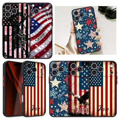 Drop-Proof Flags Print Case Customized Cover For Samsung S25 S26 iPhone 15 14 16