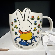 Magenta Miffy Ceramic Mug Yellow Interior NWT