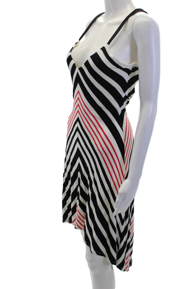 Maxi Vestido Bebe Mujer Halter Top Espalda Baja Rayas Multi Talla M Foto 2 de 4