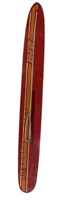  Vintage Rare 1960s Nash Skifer Snurfer, Wood Snowboard Red 51 
