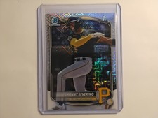 2025 Bowman Chrome Jhonny Severino #BCP-233 Mojo Refractor Pirates