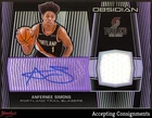 2019-20 Panini Obsidian Electric Etch Purple #5 Anfernee Simon JERSEY AUTO 40/75