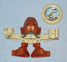 2001 McDonalds Lego Bionicle TOHUNGA - Promotional Toa Matoran Set + Rahi Comic