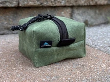 Waxed Canvas Pouch Perfect for Trangia Burners and EDC Gear, Trangia Storage Bag