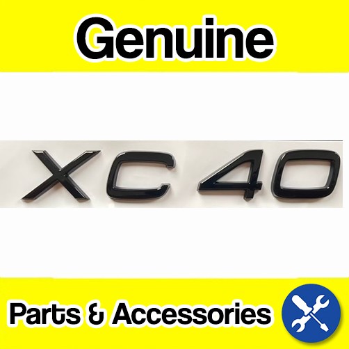 Genuine Volvo XC40 Black Edition Tailgate Emblem (XC40)
