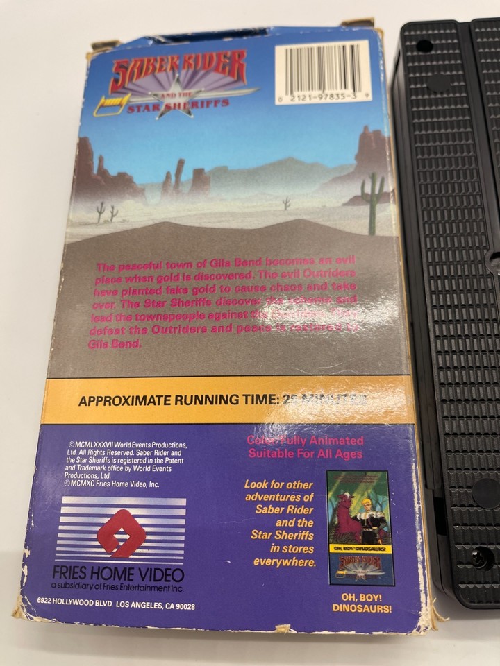 Saber Rider and the Star Sheriffs All That Glitters (VHS, 1990 ...