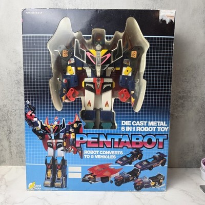 Pentabot Diecast Metal 6 in 1 Robot Toy Royal Condor Toys 1985 Read Description