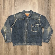 LVC 506XX Denim Type1 Jacket Men  s L Levis Vintage Clothing 1936 Made In Romania