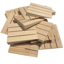 Taskar Hardwood Fence Panel Wooden Wedges Wood Shims (48 Pack)