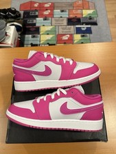 Size 6.5Y - Nike Air Jordan 1 Low GS Fire Pink FV8486-600 Sneaker Shoes
