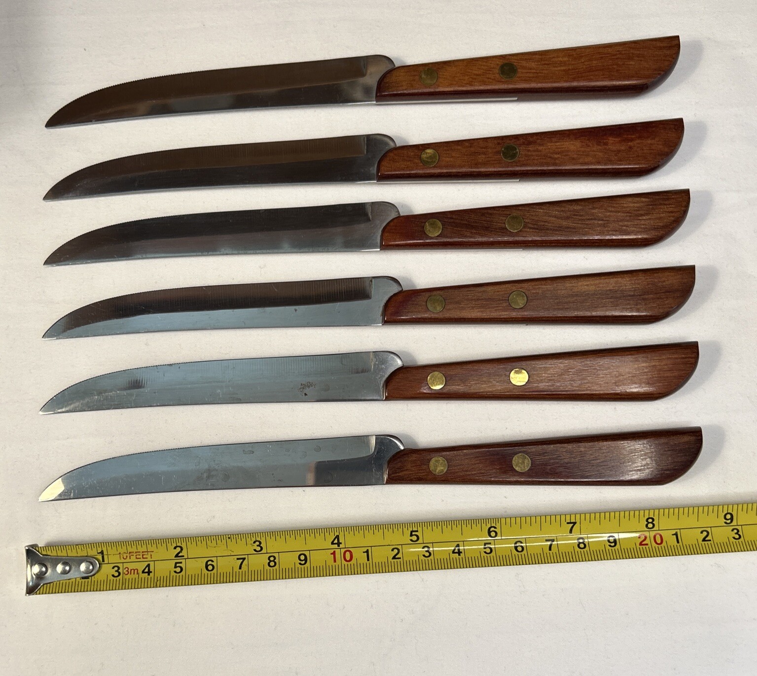Vintage Town & Country By Washington Forge 6-Piece Steak Knife Set, USA