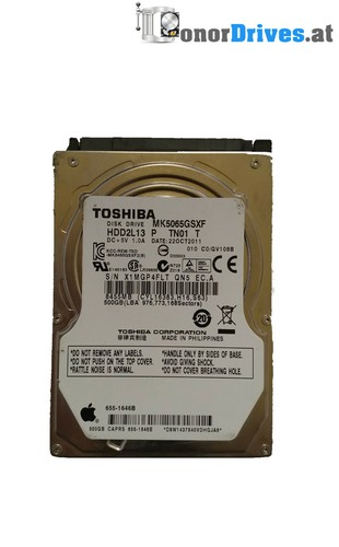 Toshiba - MK5065GSXF - 500 GB - SATA -Pcb: G002825A*
