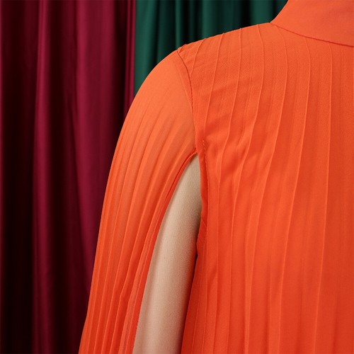 African Chiffon Women Evening Party Dress Loose Soild Color Hoilday Sundress New - Picture 39 of 72