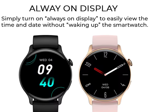 Round AMOLED Smartwatch Men/Women IP68 Waterproof Bluetooth Android i0s 2024 - Picture 3 of 15