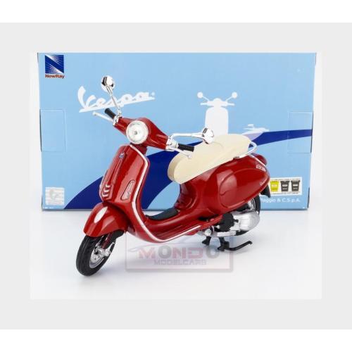 1:12 NEWRAY Piaggio Vespa Primavera 2013 Red NY57553A Model - Picture 2 of 2